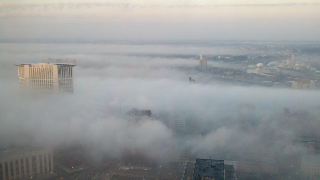 Fog Rolling Into Cleveland